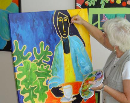 Kathy Grossman painting